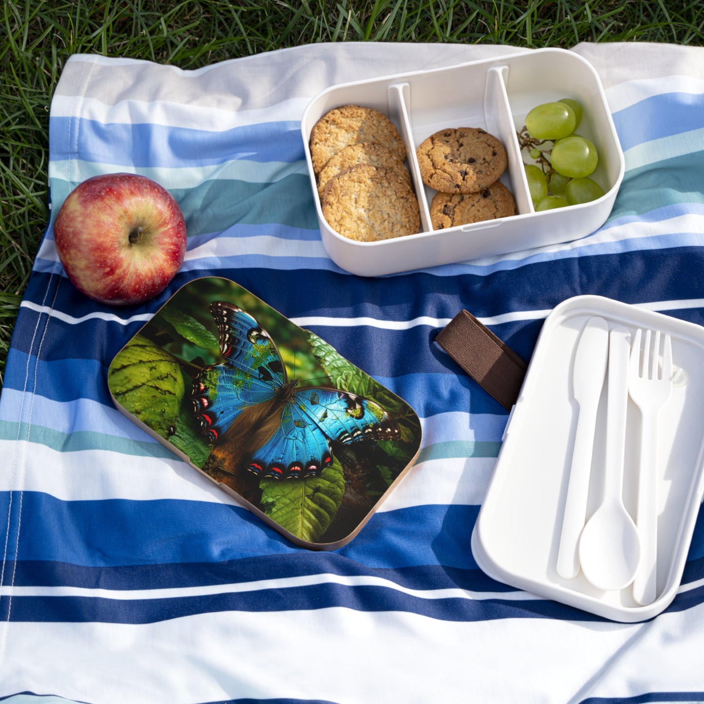 Bento Lunch Box Jungle Butterfly 2