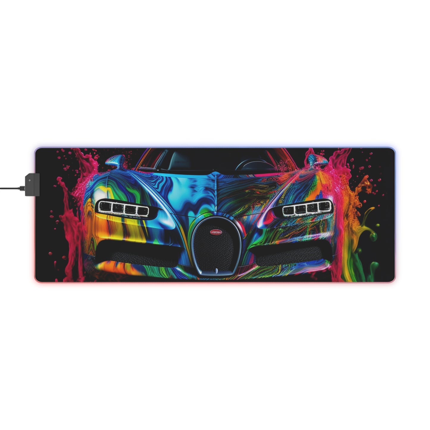 LED Gaming Mouse Pad Bugatti Water 4