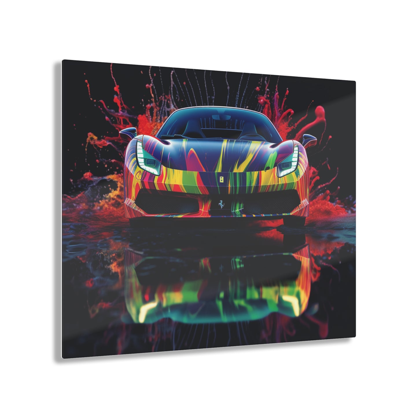 Acrylic Prints Ferrari Fusion Water 1