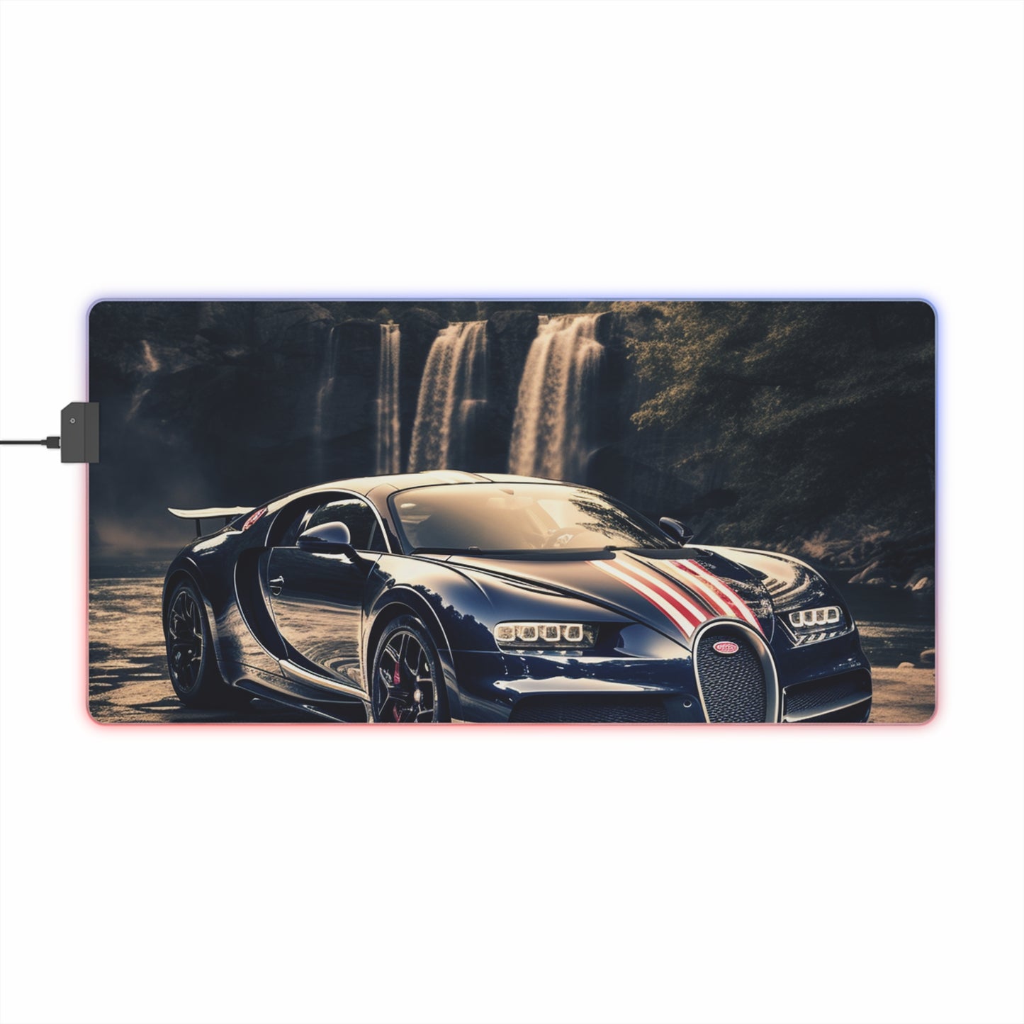 LED Gaming Mouse Pad Bugatti Waterfall 2