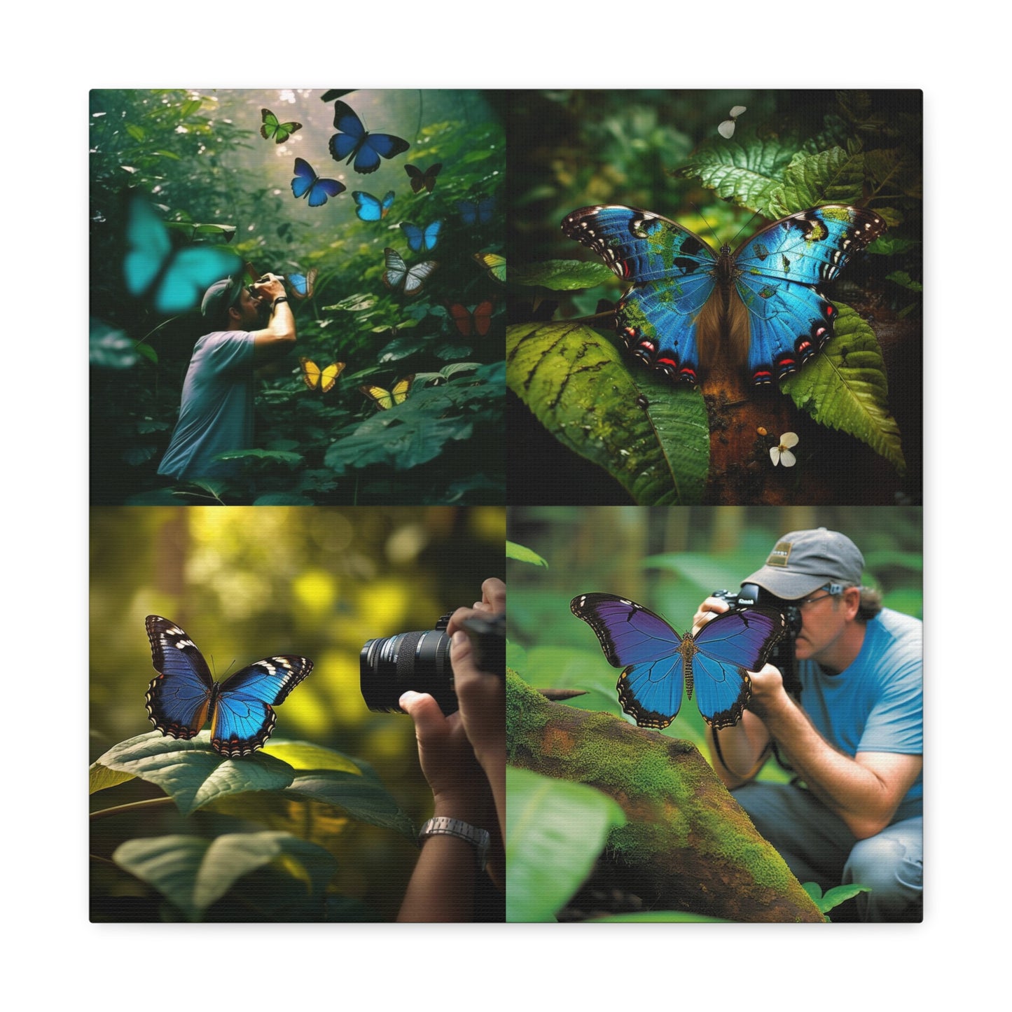 Canvas Gallery Wraps Jungle Butterfly 5