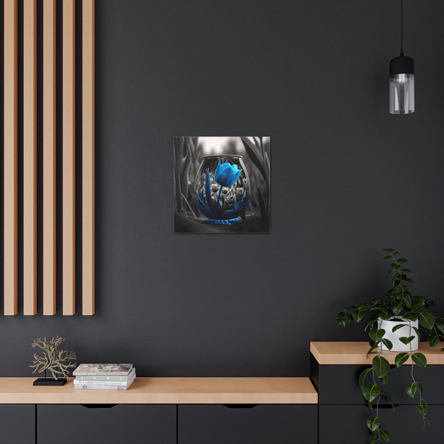Canvas Gallery Wraps Tulip Blue 4
