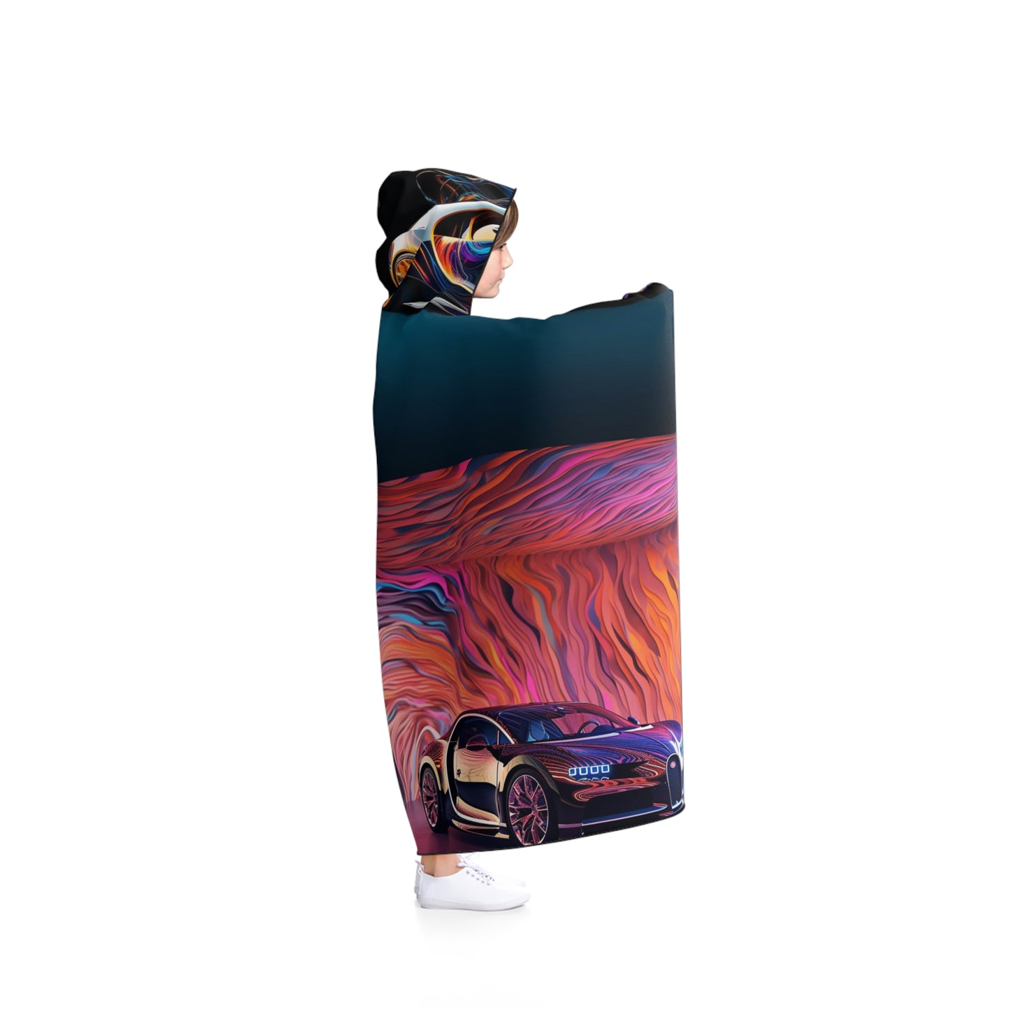 Hooded Blanket Bugatti Abstract Flair 5