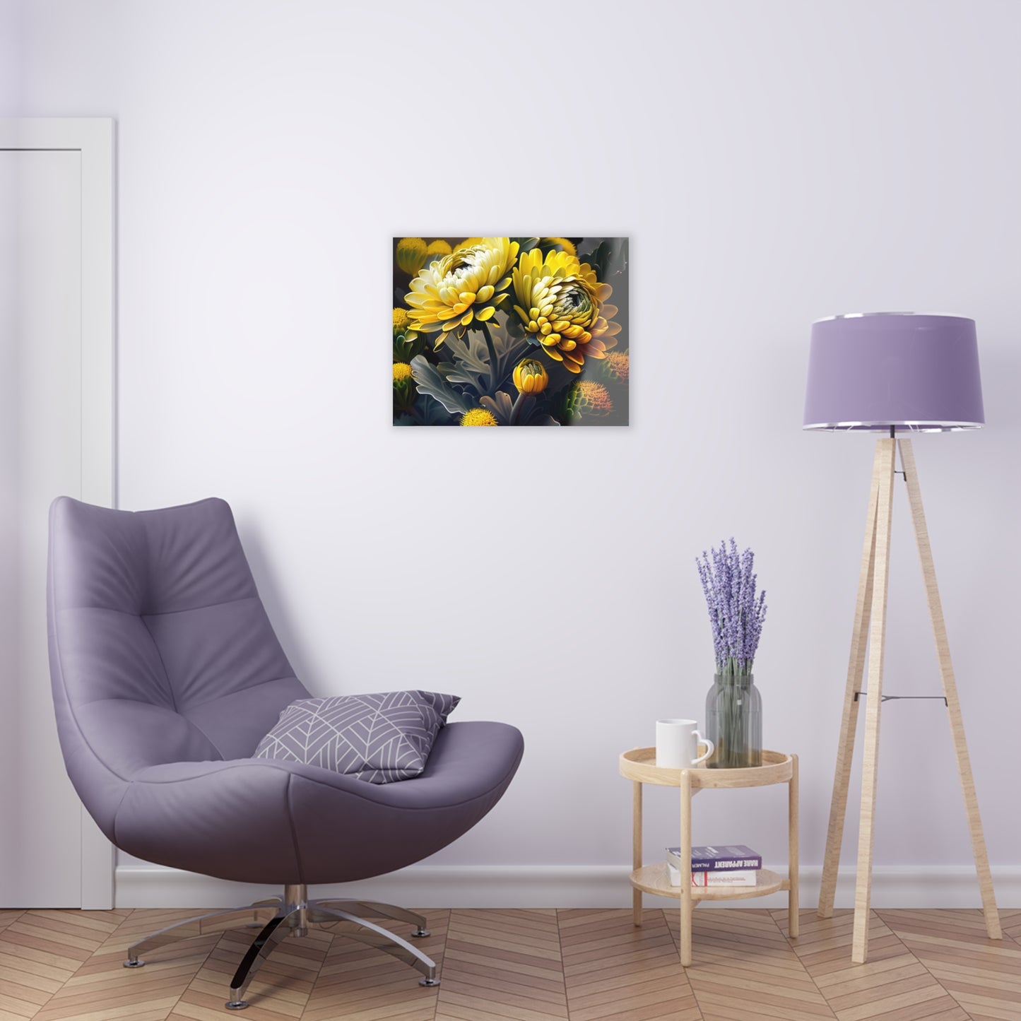 Acrylic Prints Yellow Hermosas Flores Amarillas 2