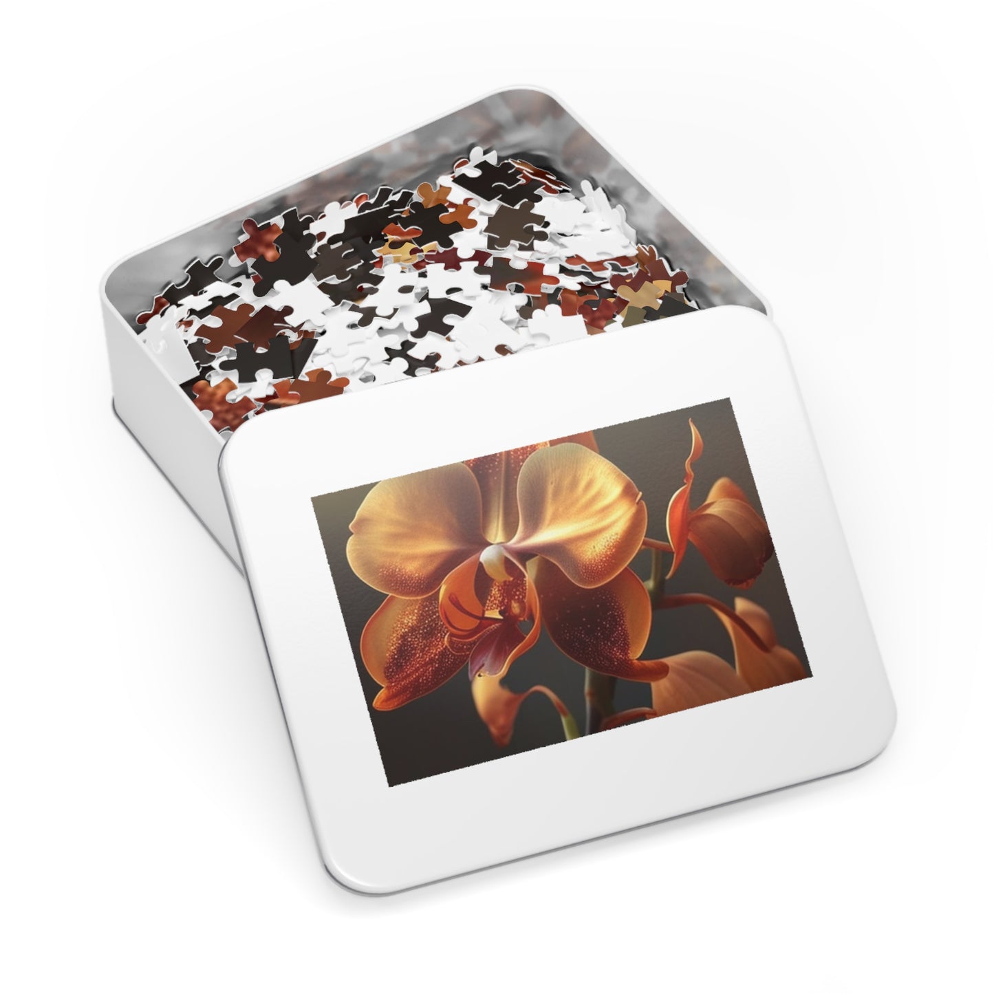Jigsaw Puzzle (30, 110, 252, 500,1000-Piece) Orange Orchid 1