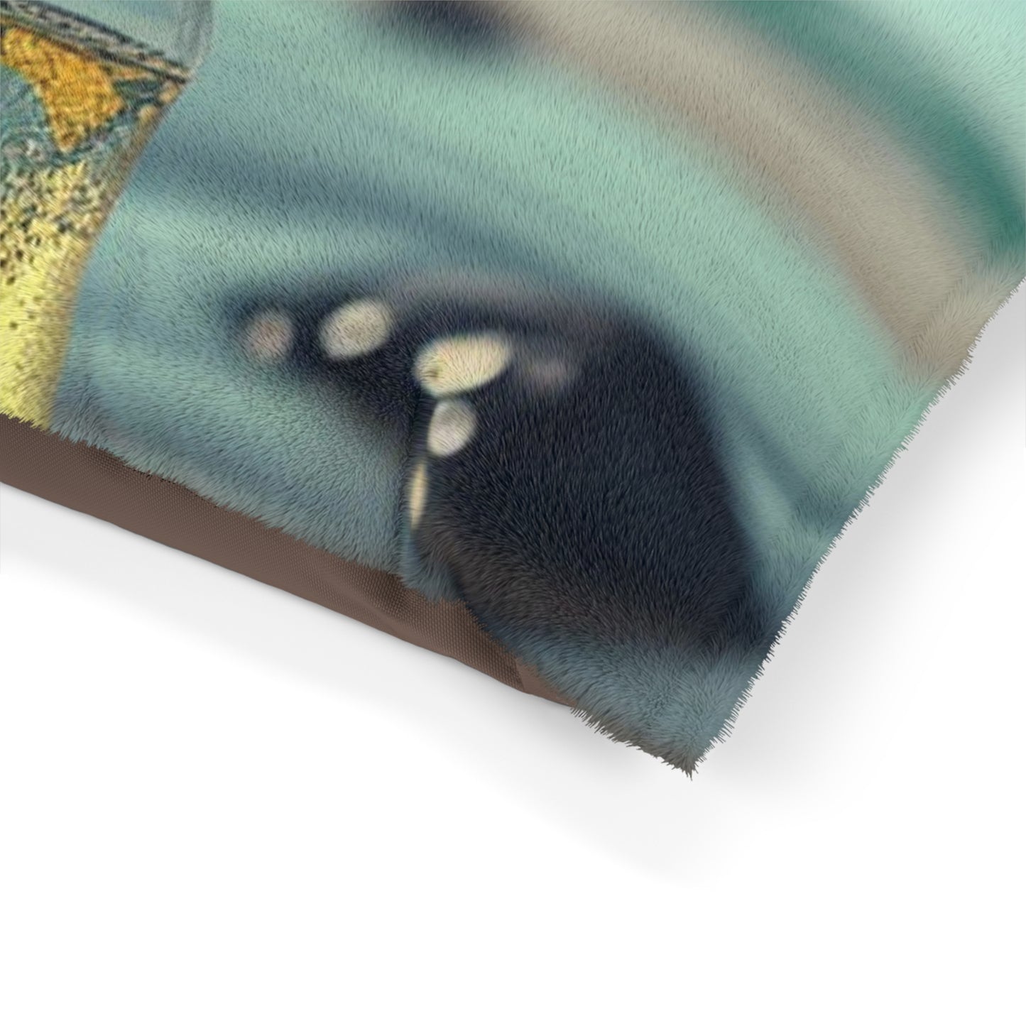 Pet Bed Yellow Hibiscus glass 3