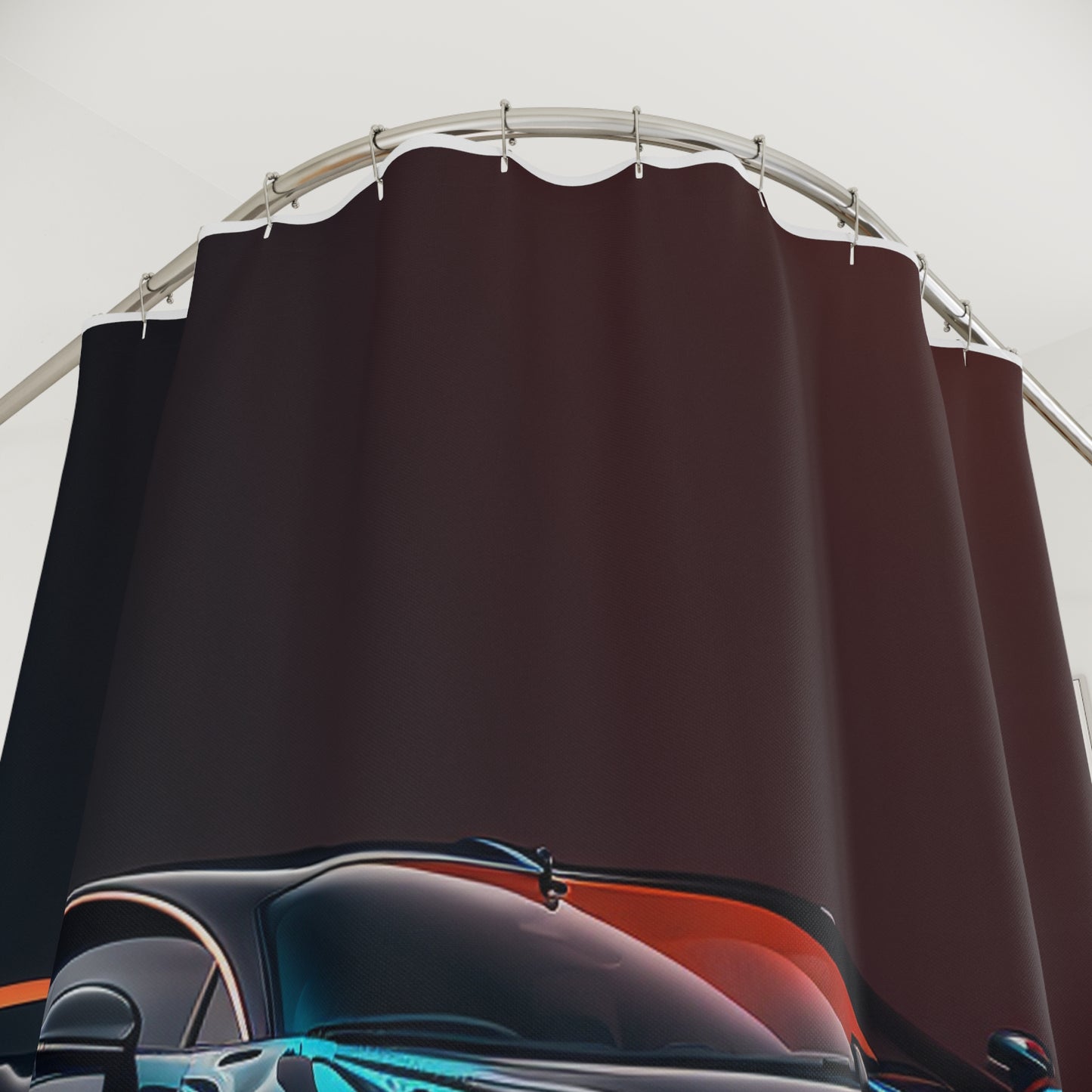 Polyester Shower Curtain Bugatti Chiron Super 1