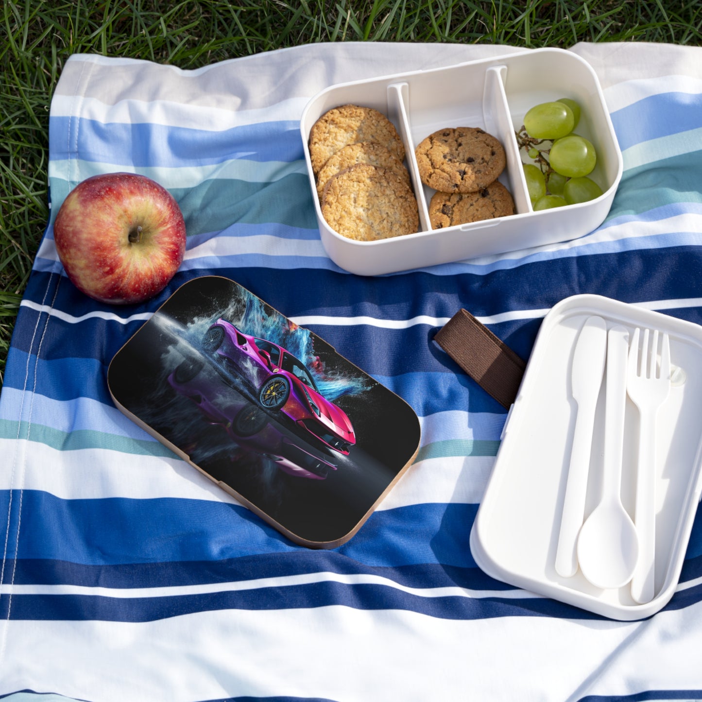 Bento Lunch Box Ferrari Water Splash 4