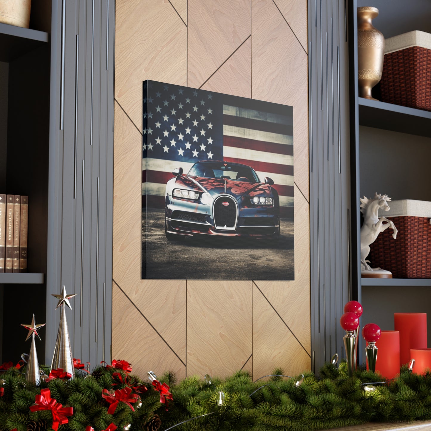 Canvas Gallery Wraps Bugatti Flag 3