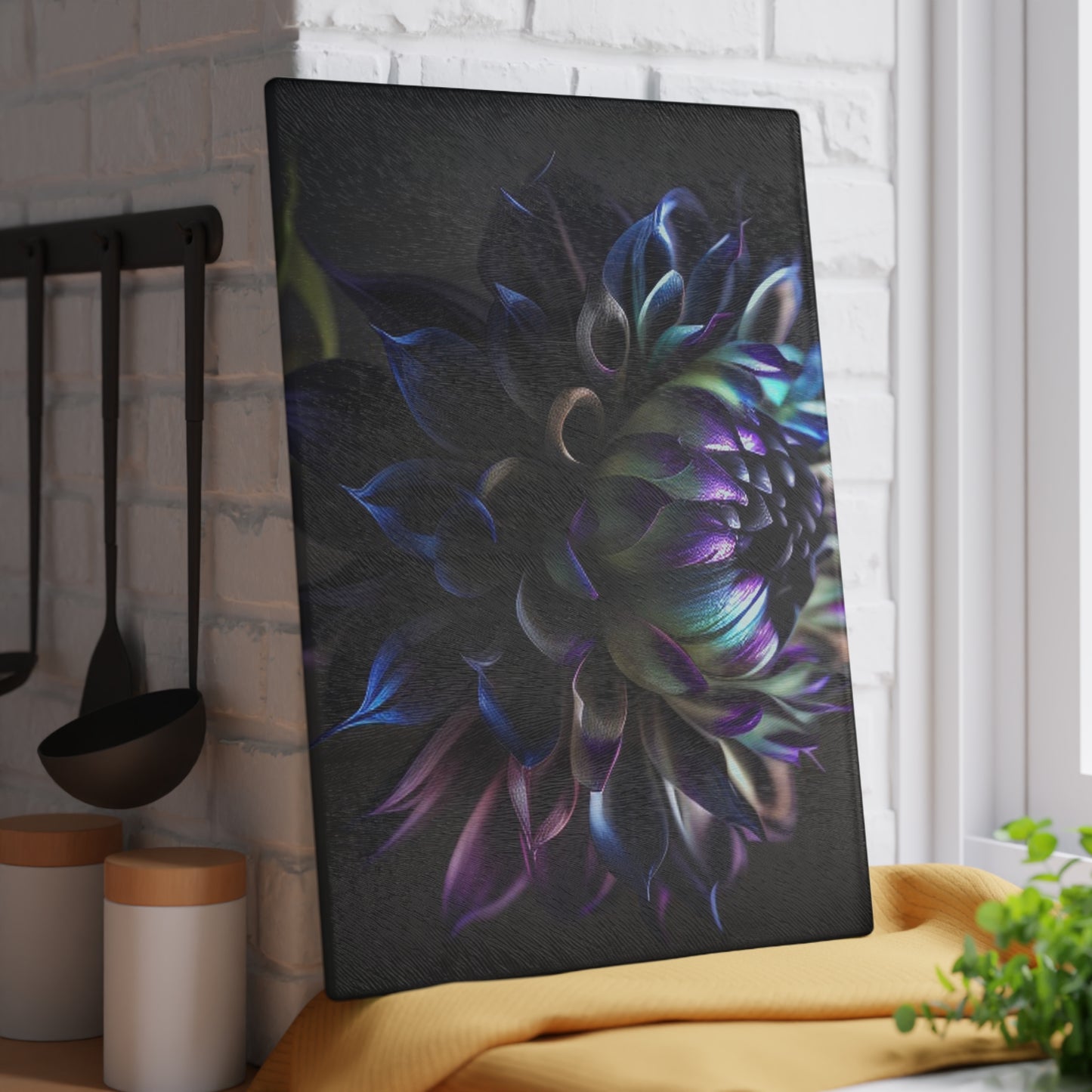 Glass Cutting Board Dahlia Purple 4