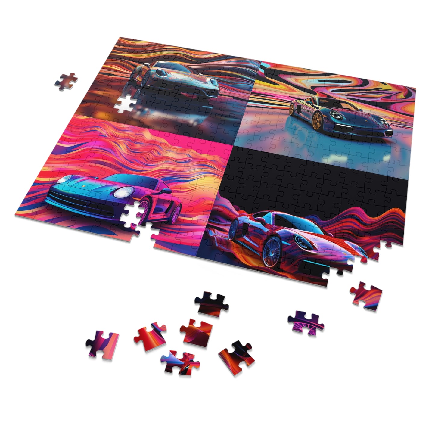 Jigsaw Puzzle (30, 110, 252, 500,1000-Piece) Porsche Water Fusion 5