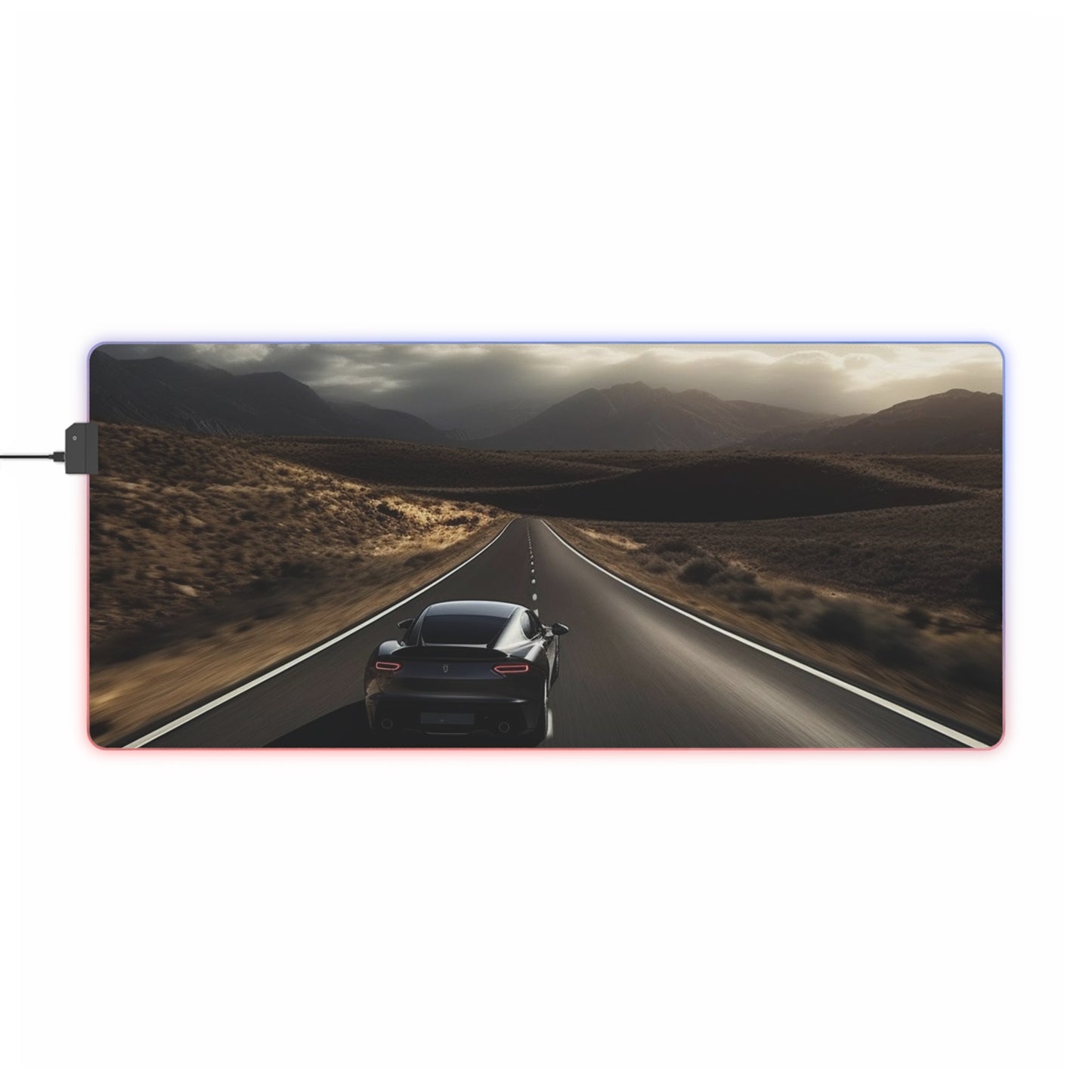 LED Gaming Mouse Pad Ferrari Road 3