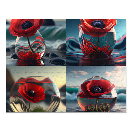 Jigsaw Puzzle (30, 110, 252, 500,1000-Piece) Red Anemone in a Vase 5