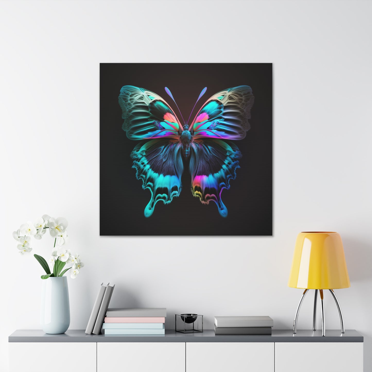 Canvas Gallery Wraps Raw Florescent Glow 1