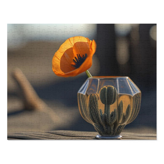 Jigsaw Puzzle (30, 110, 252, 500,1000-Piece) Orange Poppy in a Vase 2