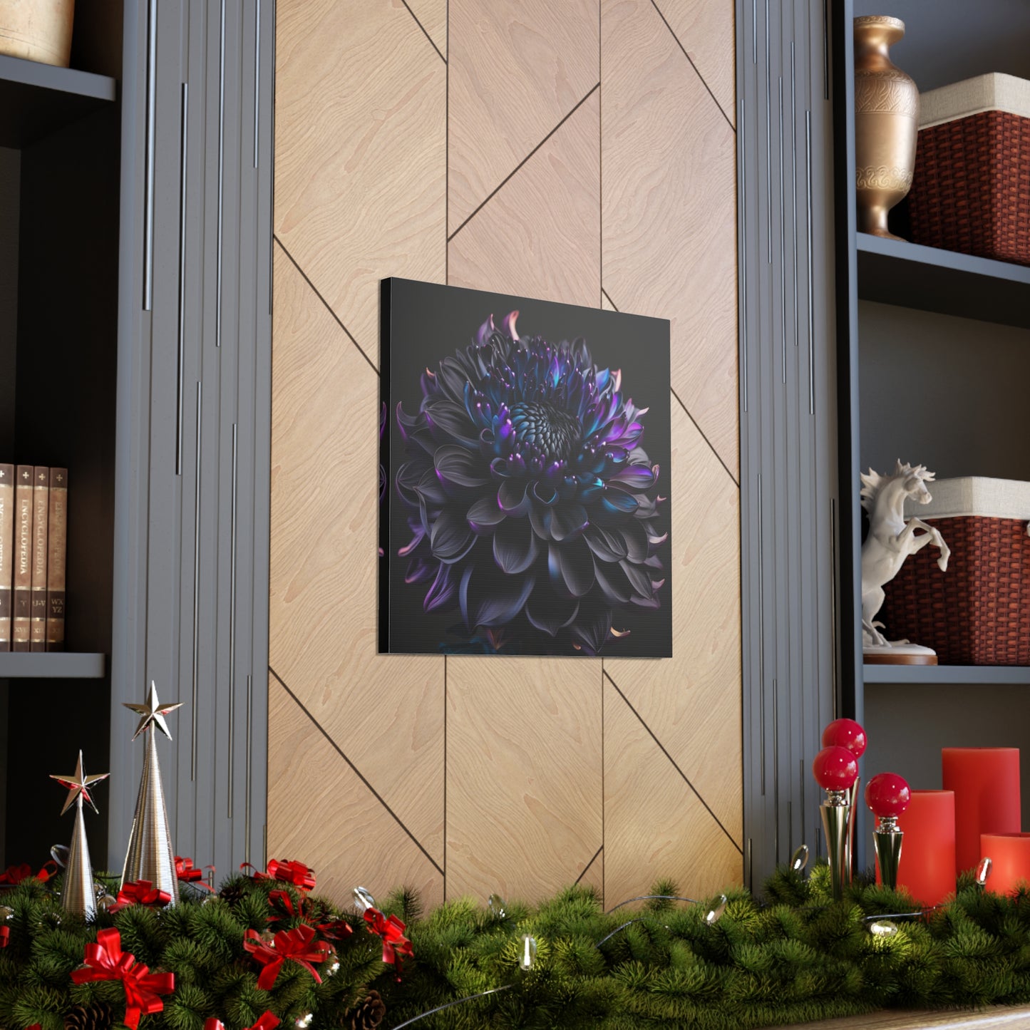 Canvas Gallery Wraps Dahlia Purple 2