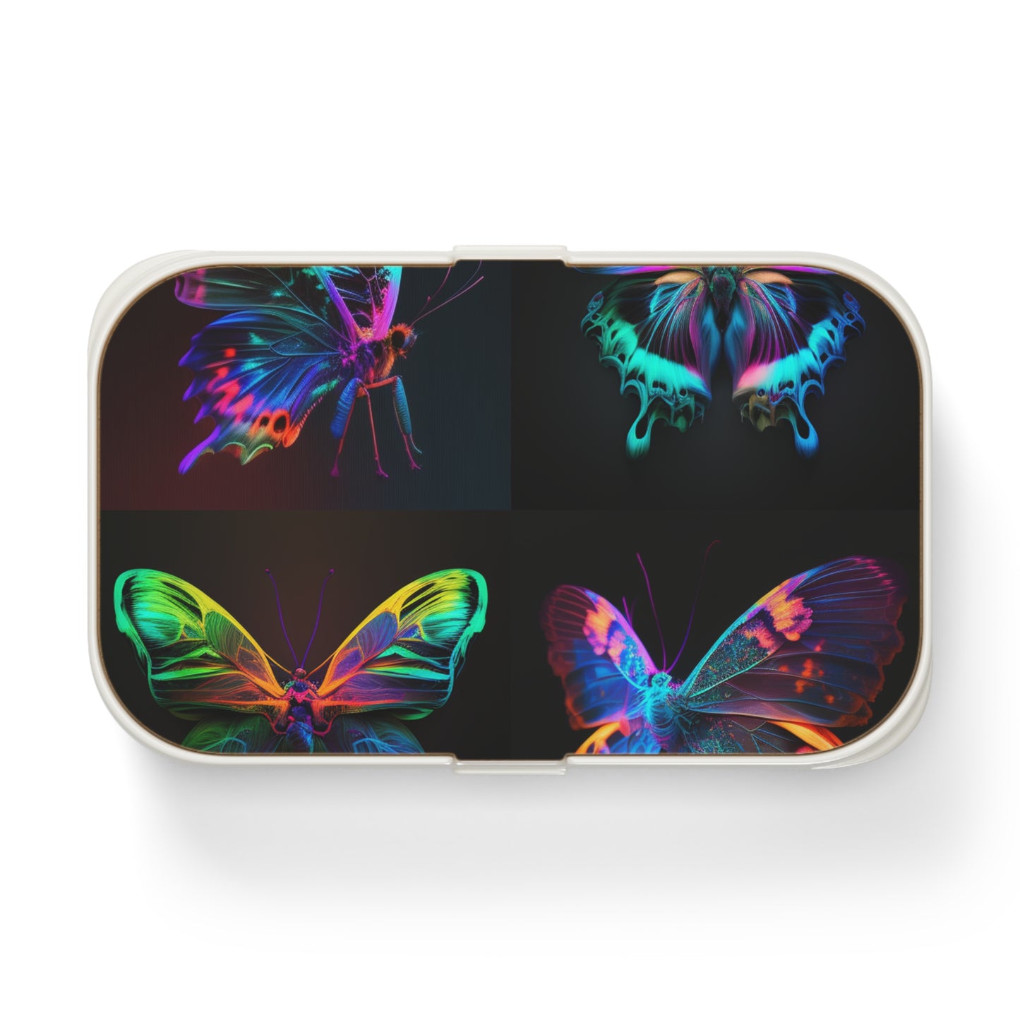 Bento Lunch Box Raw Hyper Color Butterfly 5