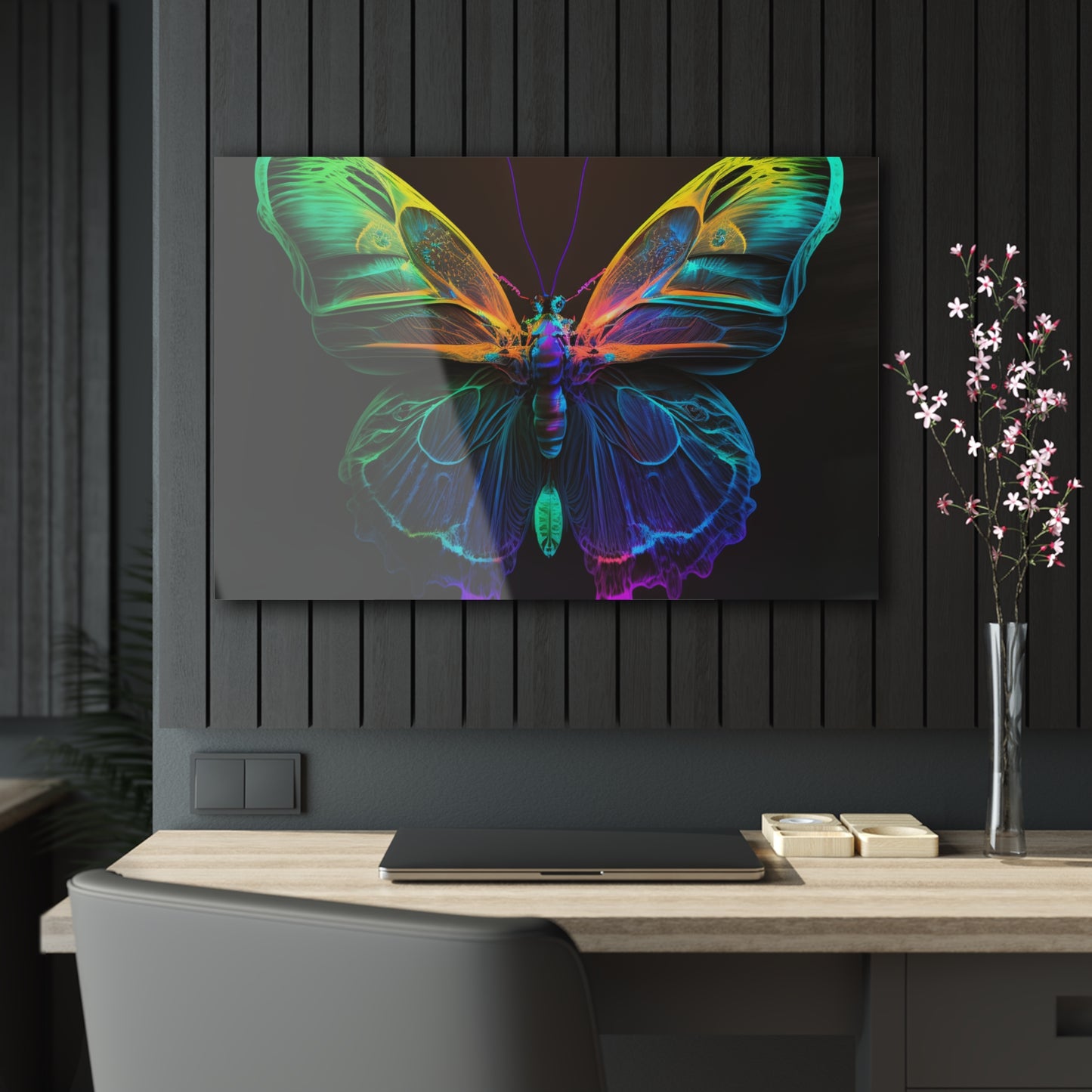 Acrylic Prints Raw Hyper Color Butterfly 3