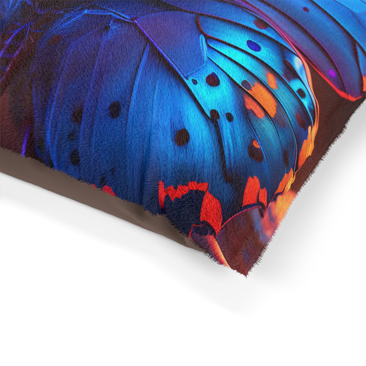 Pet Bed Neon Butterfly Macro 3