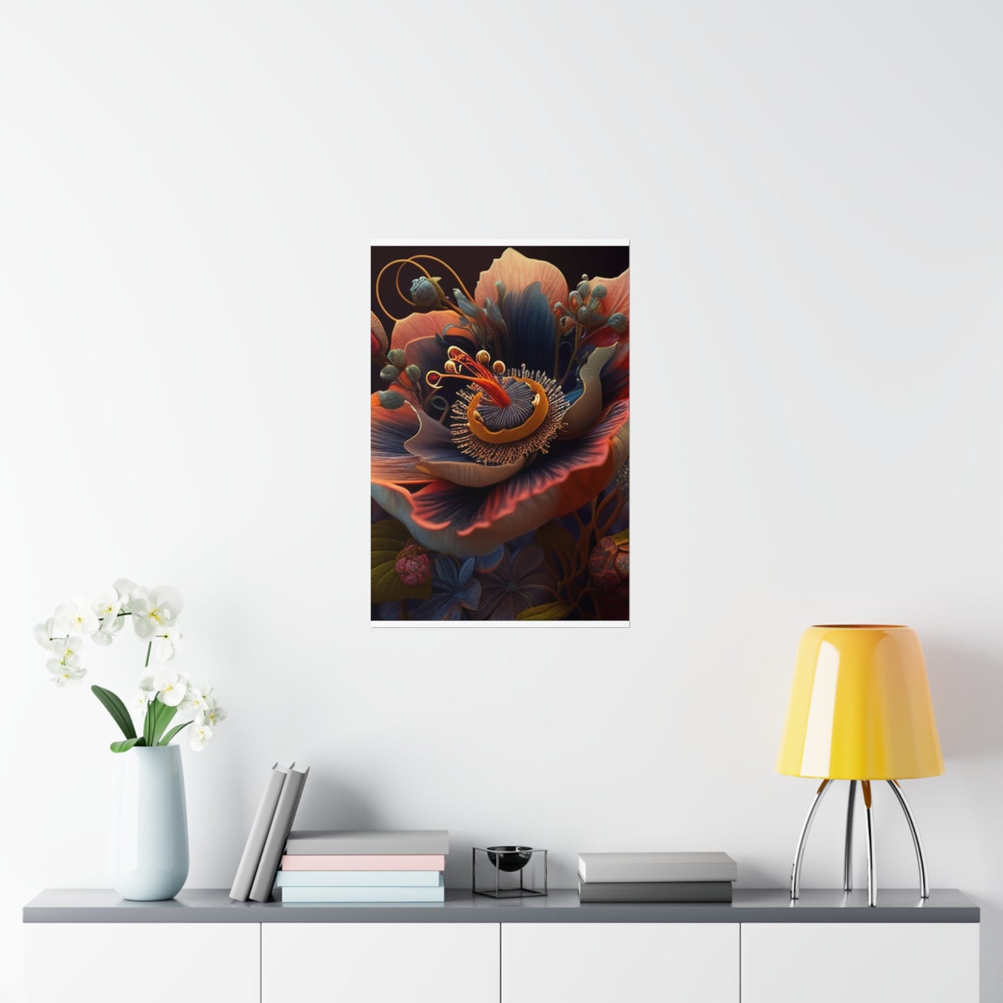 Premium Matte Vertical Posters Flower Arangment 3