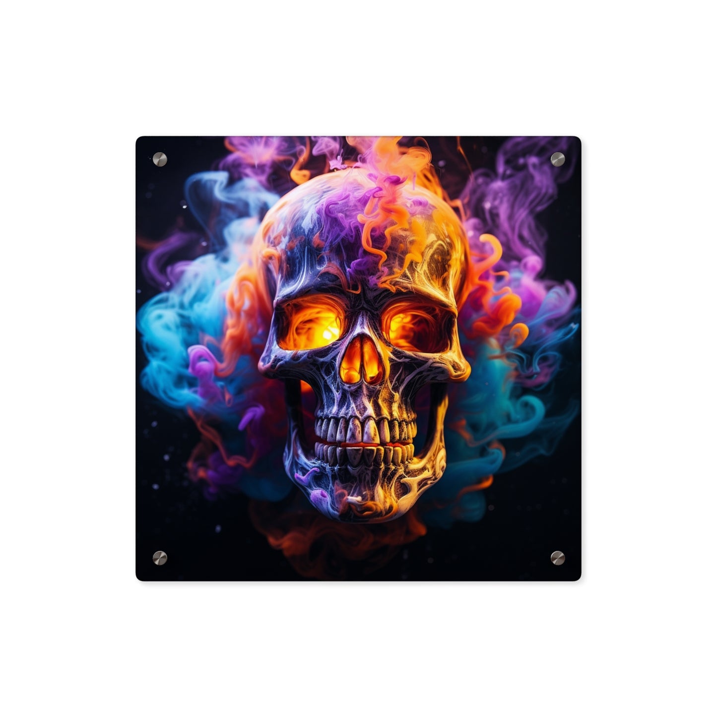 Acrylic Wall Art Panels Macro Skull 2