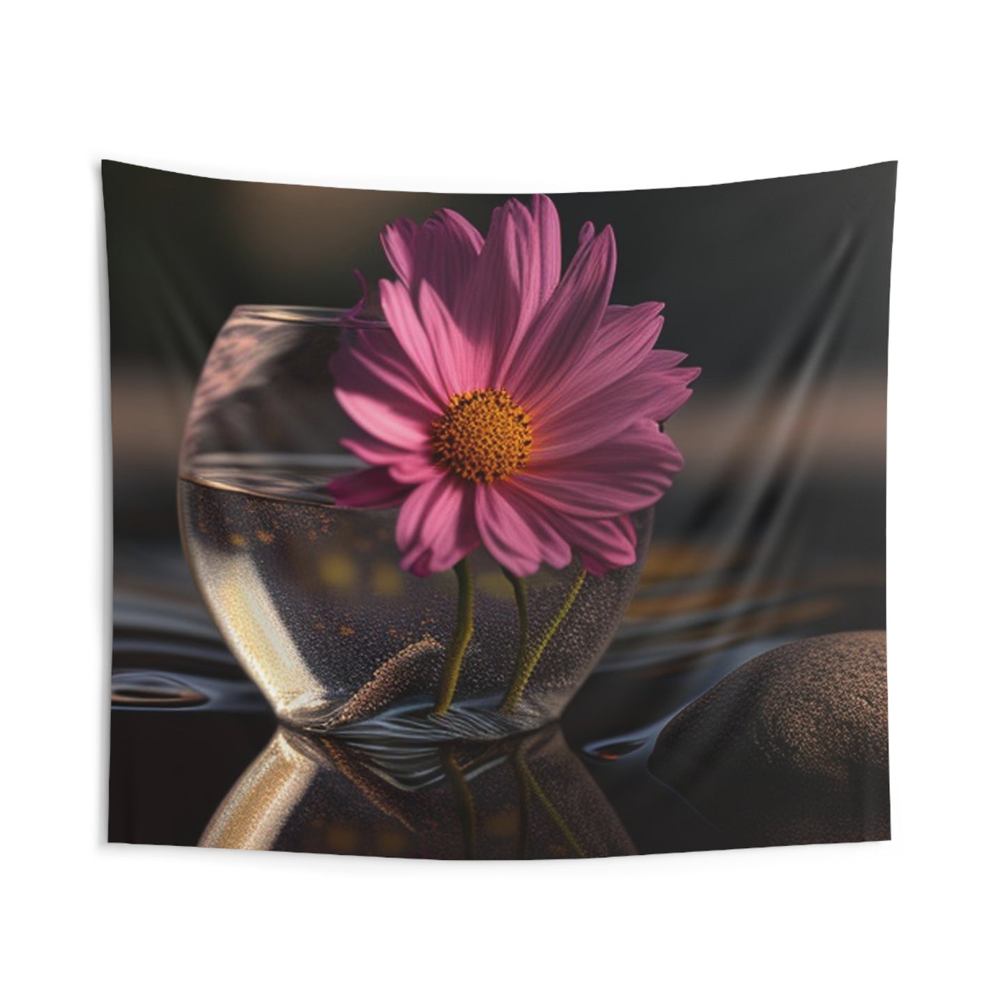 Indoor Wall Tapestries Pink Daisy 4
