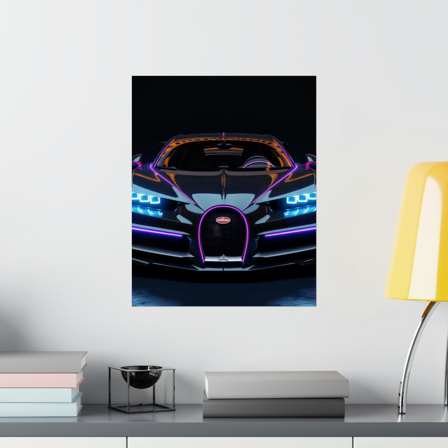 Premium Matte Vertical Posters Hyper Bugatti Chiron 2