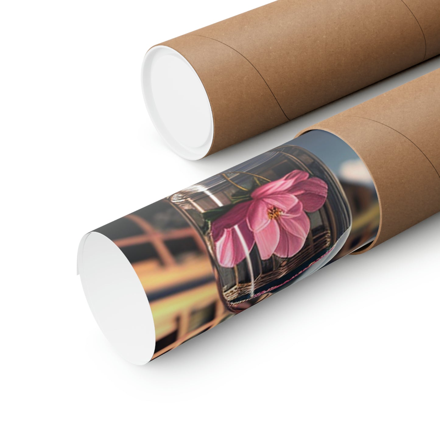 Premium Matte Vertical Posters Pink Magnolia 4