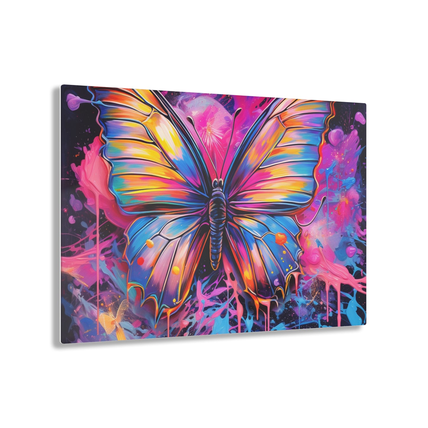 Acrylic Prints Pink Butterfly Flair 3