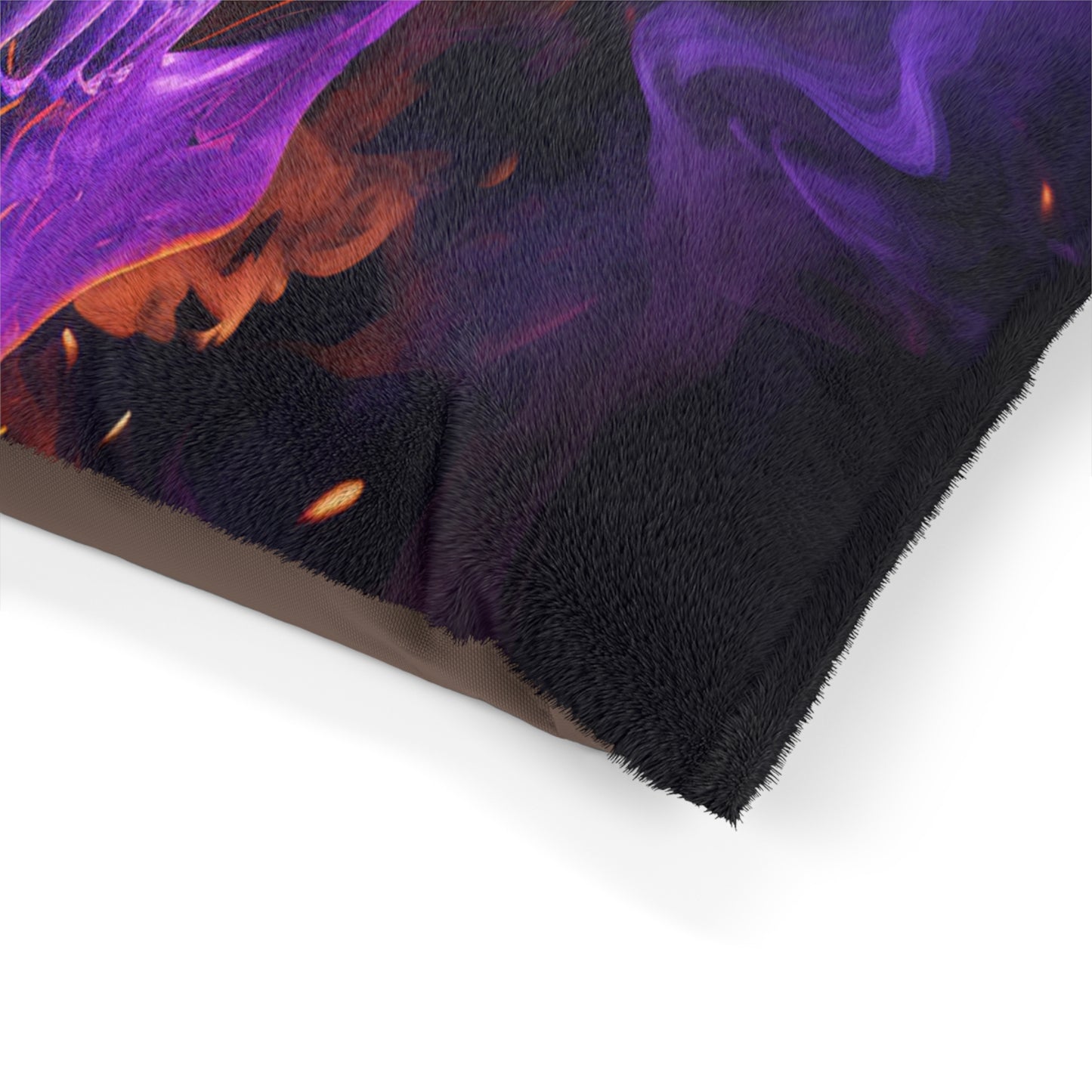 Pet Bed Skull Flames 1