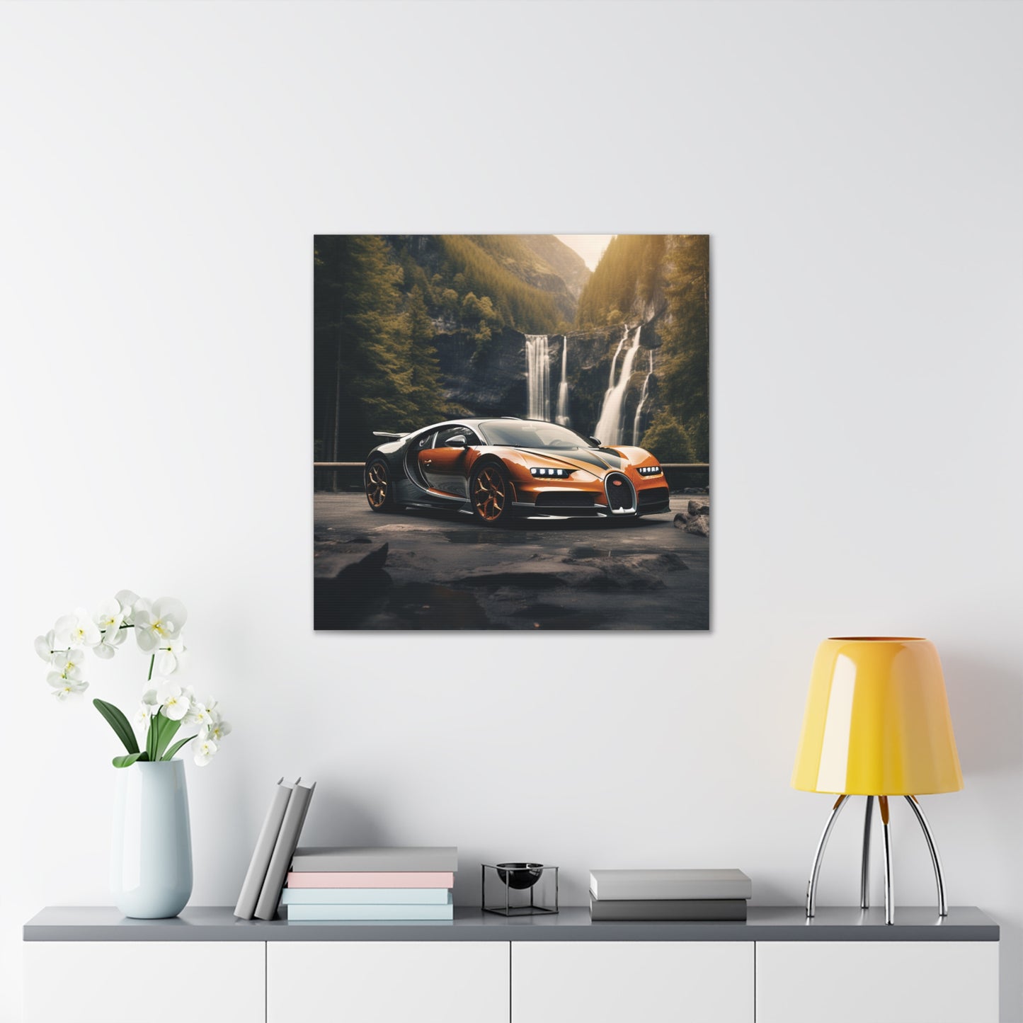 Canvas Gallery Wraps Bugatti Waterfall 3