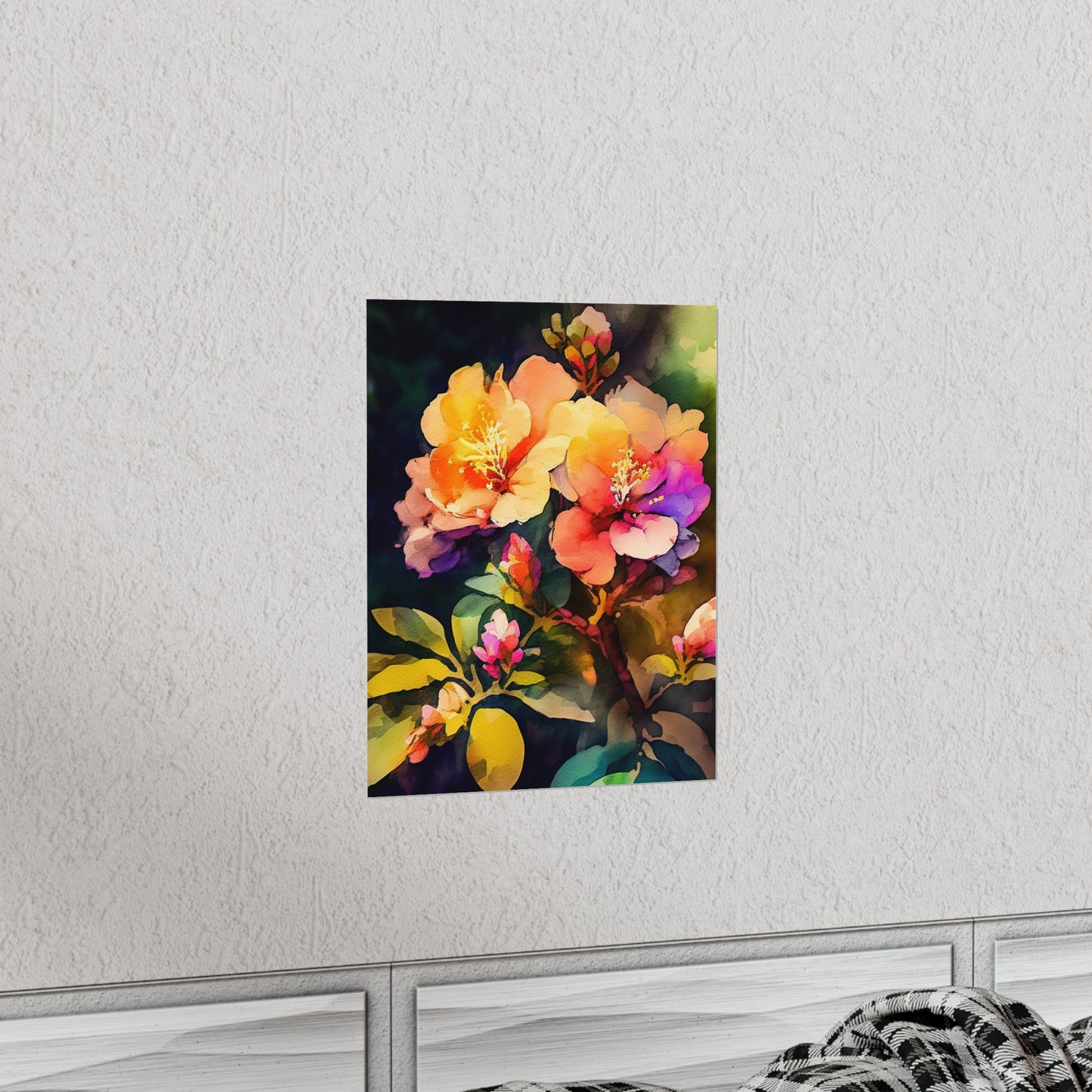 Premium Matte Vertical Posters Bright Spring Flowers 2