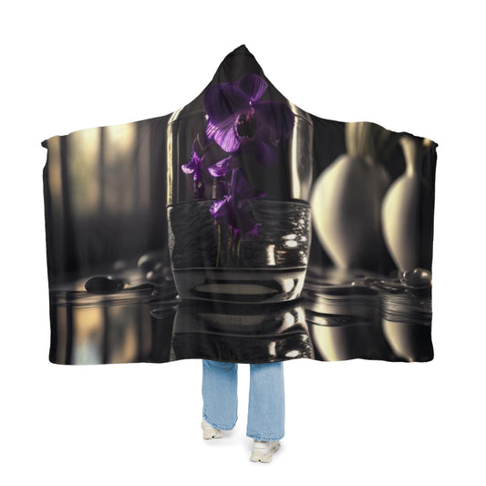 Snuggle Hooded Blanket Purple Orchid Glass vase 4