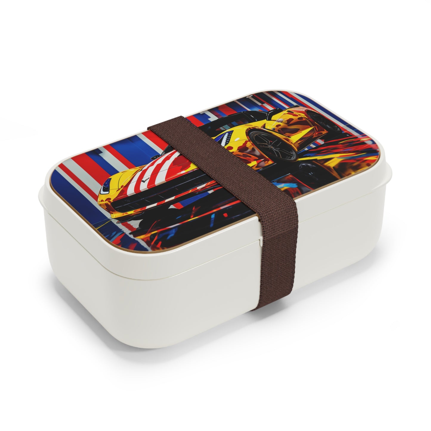 Bento Lunch Box Macro Flag Ferrari 4