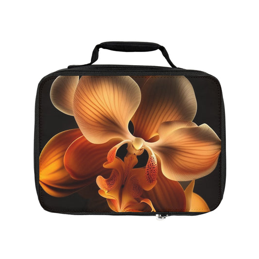 Lunch Bag Orange Orchid 2
