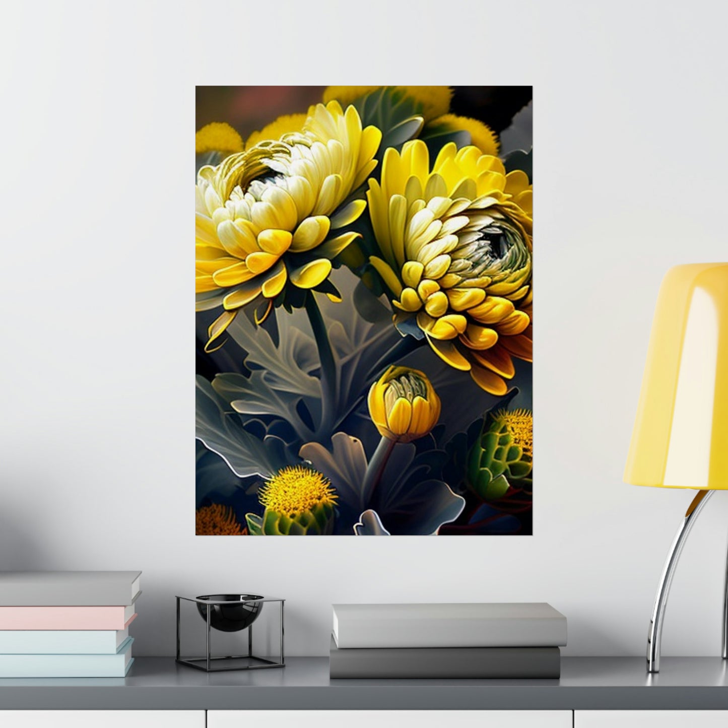 Premium Matte Vertical Posters Yellow Hermosas Flores Amarillas 2