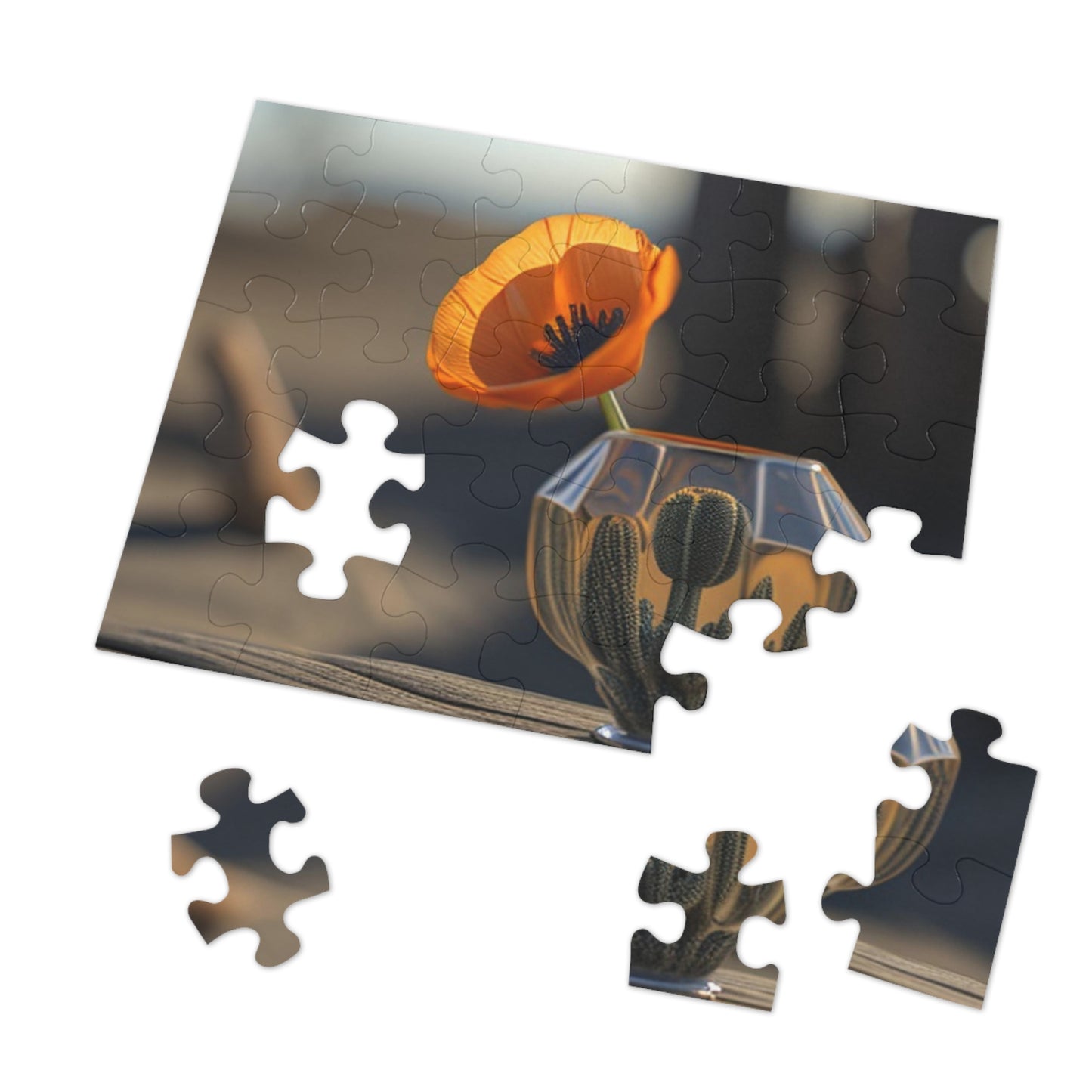 Jigsaw Puzzle (30, 110, 252, 500,1000-Piece) Orange Poppy in a Vase 2
