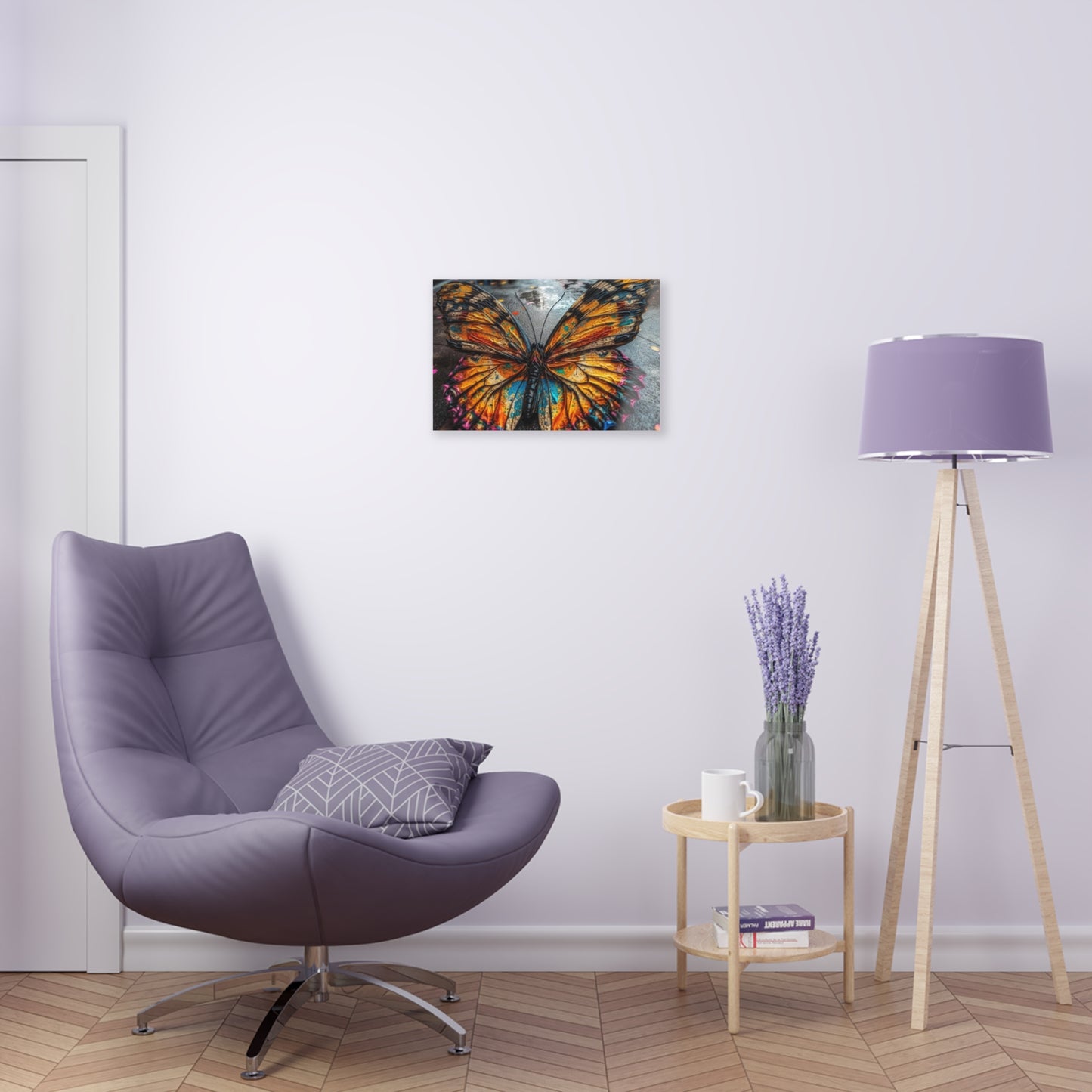 Acrylic Prints Liquid Street Butterfly 1