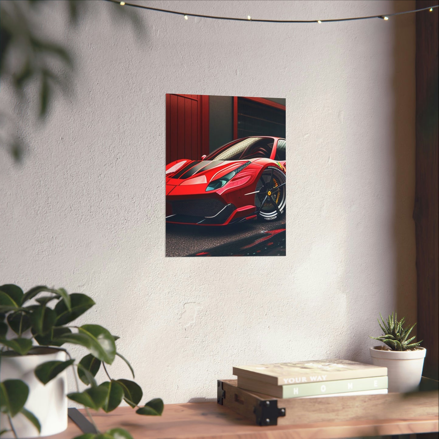 Premium Matte Vertical Posters Ferrari Hyper 1