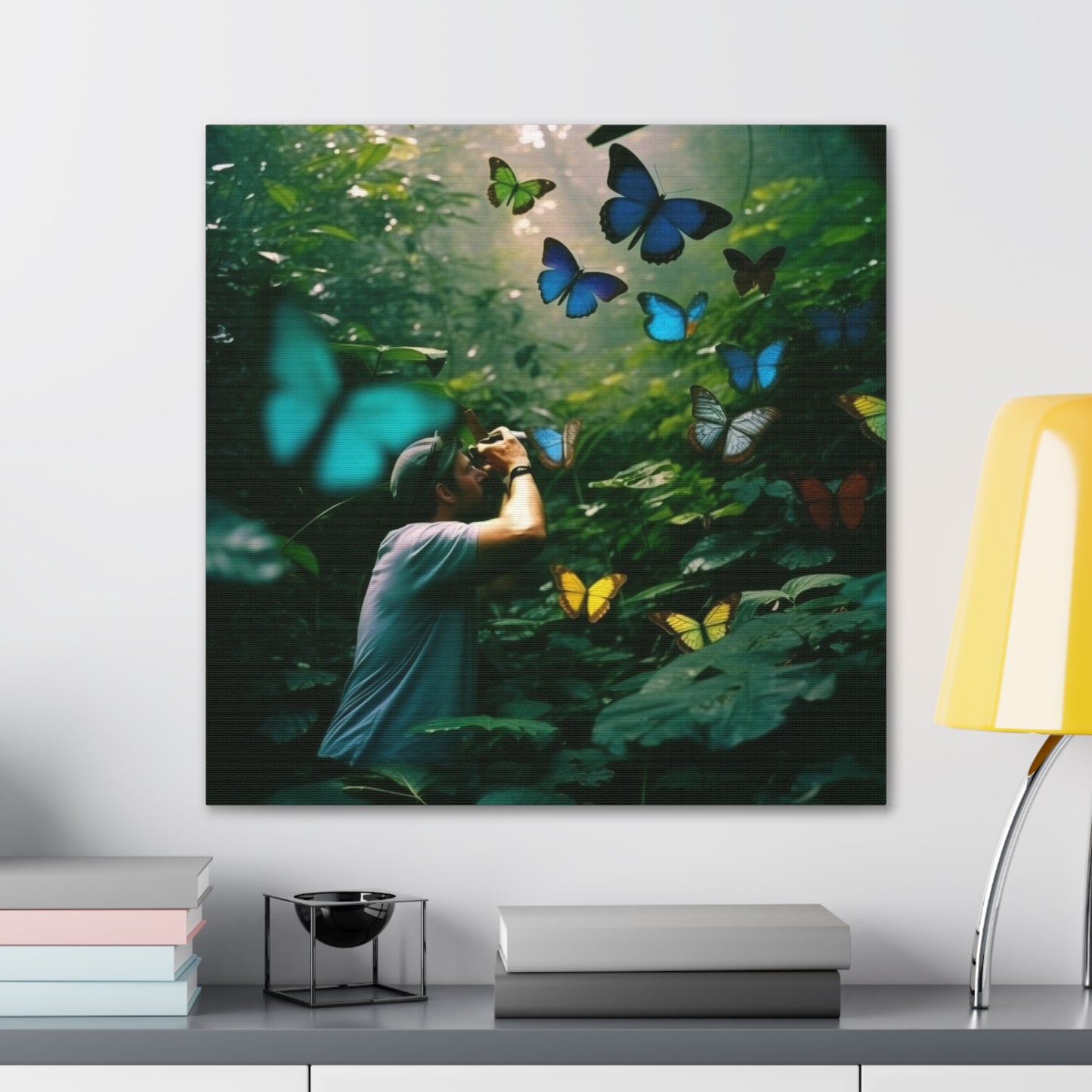 Canvas Gallery Wraps Jungle Butterfly 1