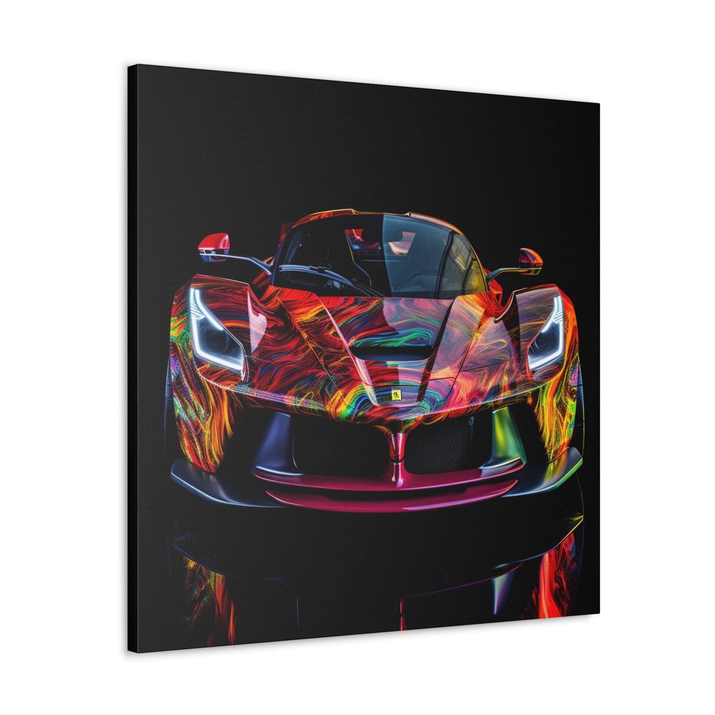 Canvas Gallery Wraps Ferrari Neon 3