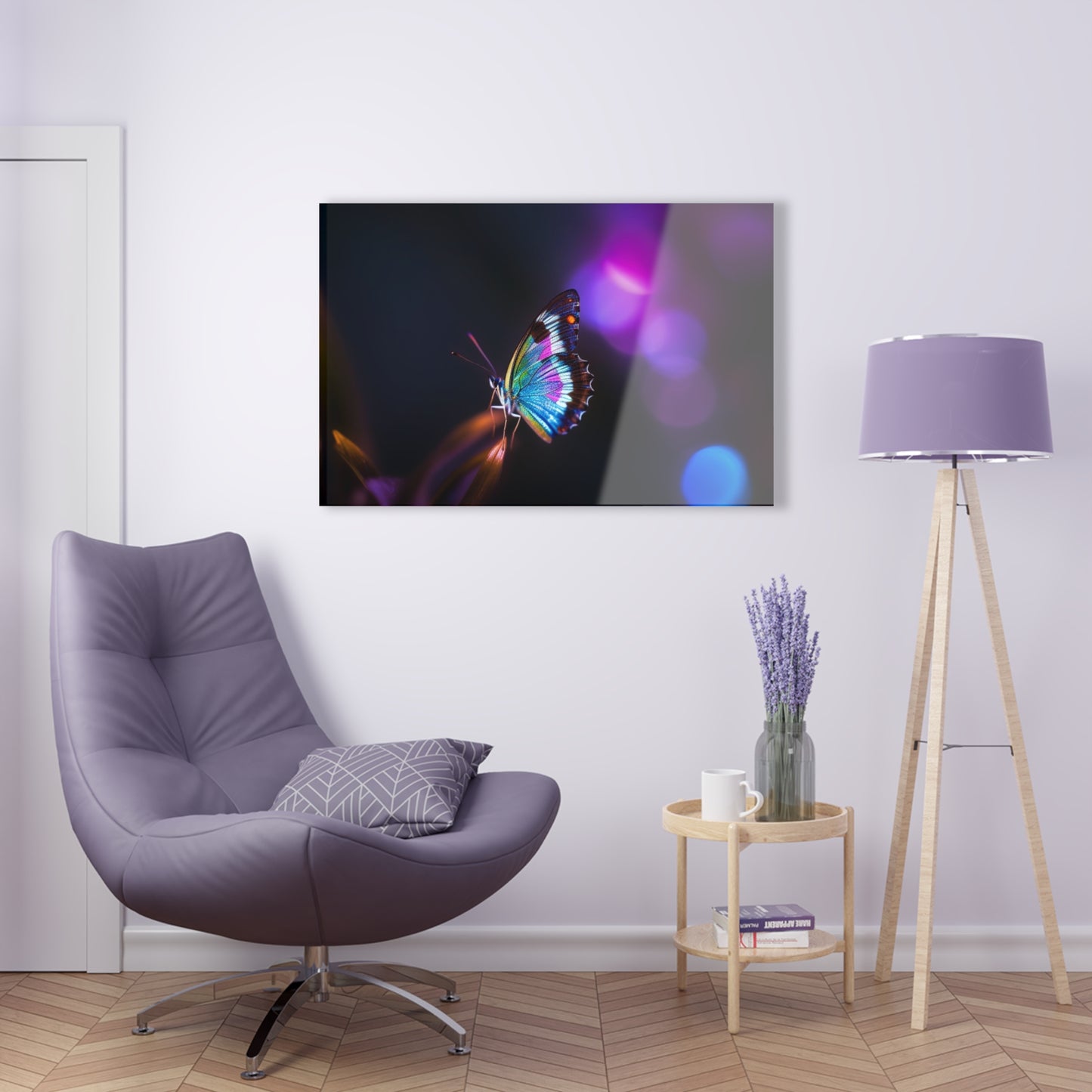 Acrylic Prints Photo Realistic Butterfly 1