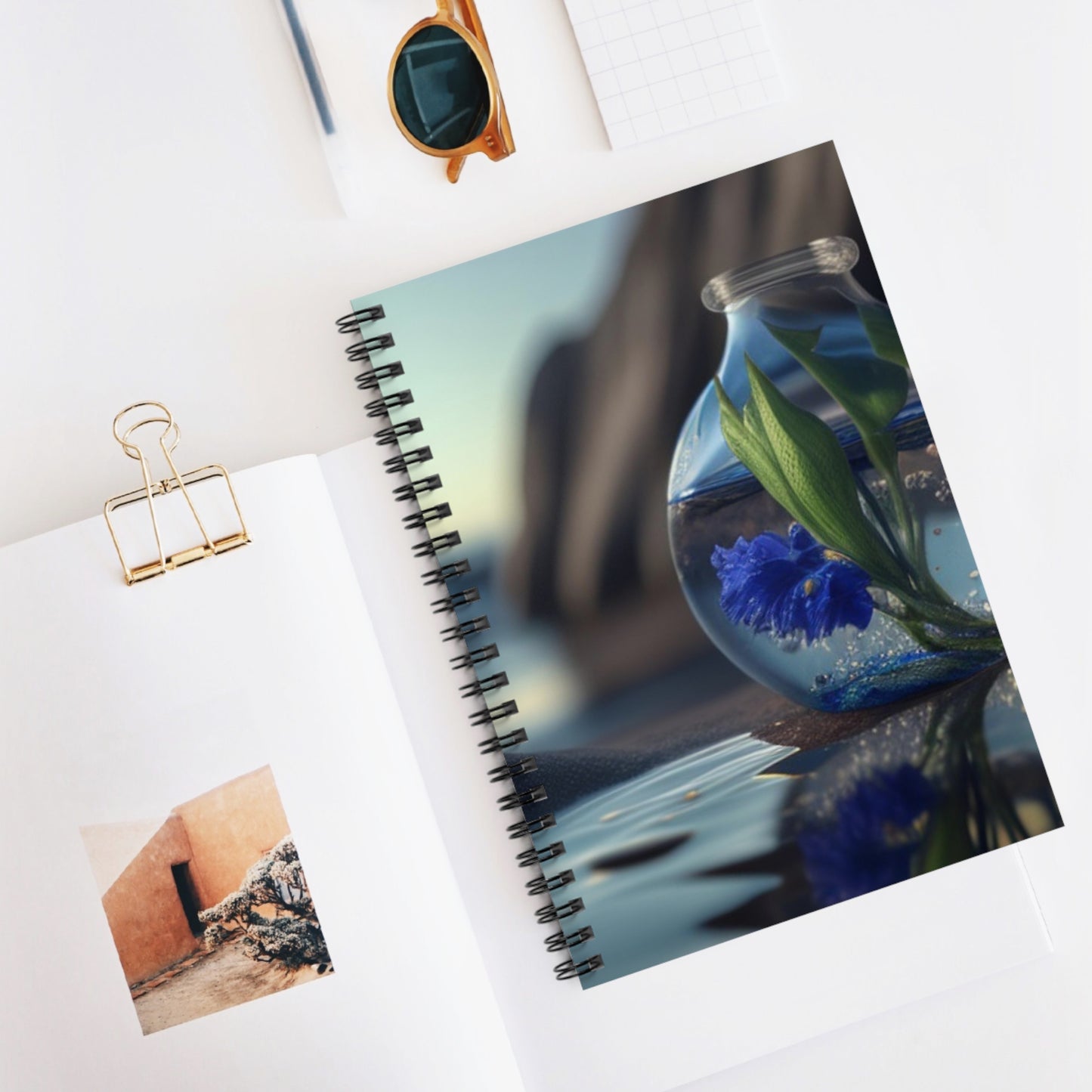 Spiral Notebook - Ruled Line The Bluebell 3