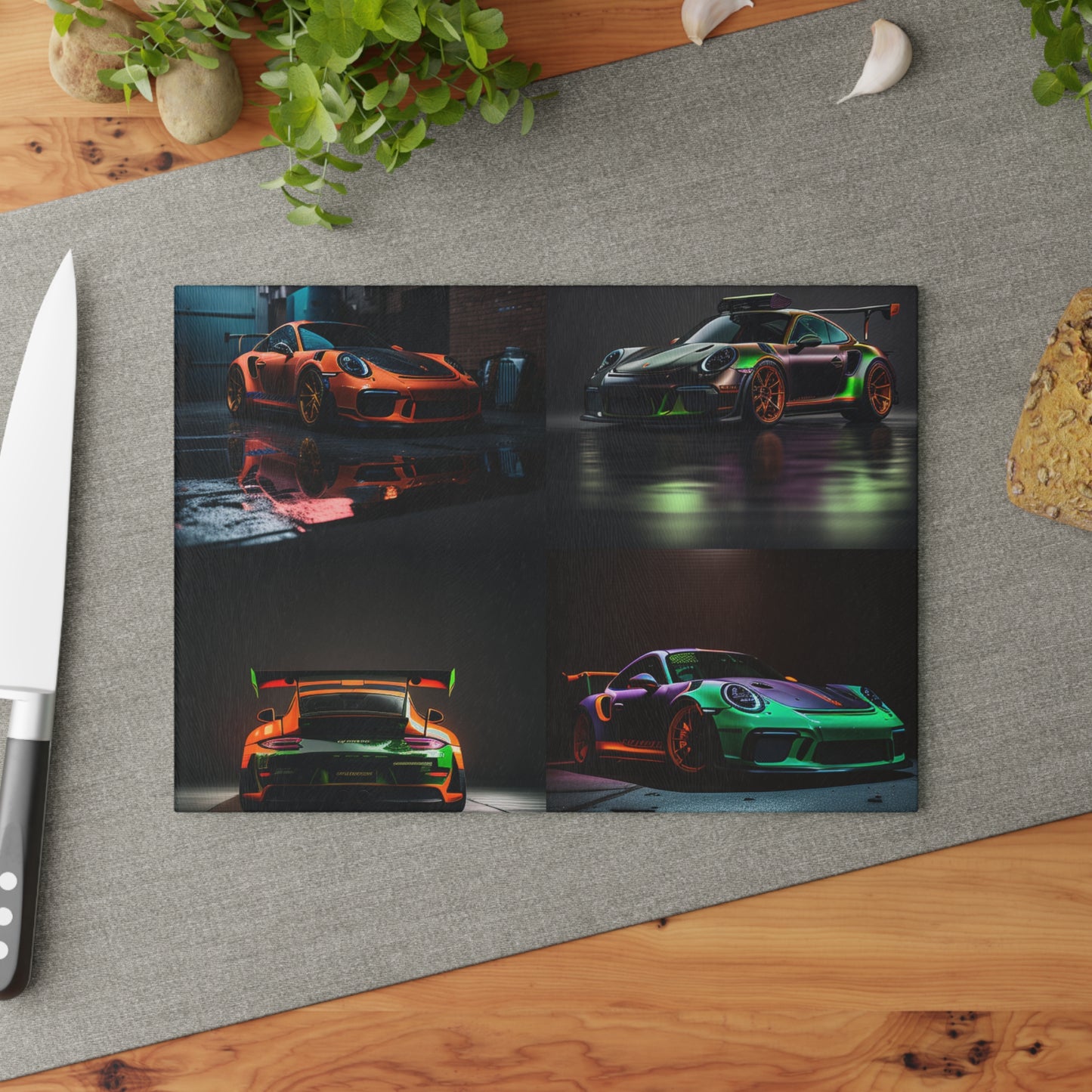 Glass Cutting Board Porsche Color 5