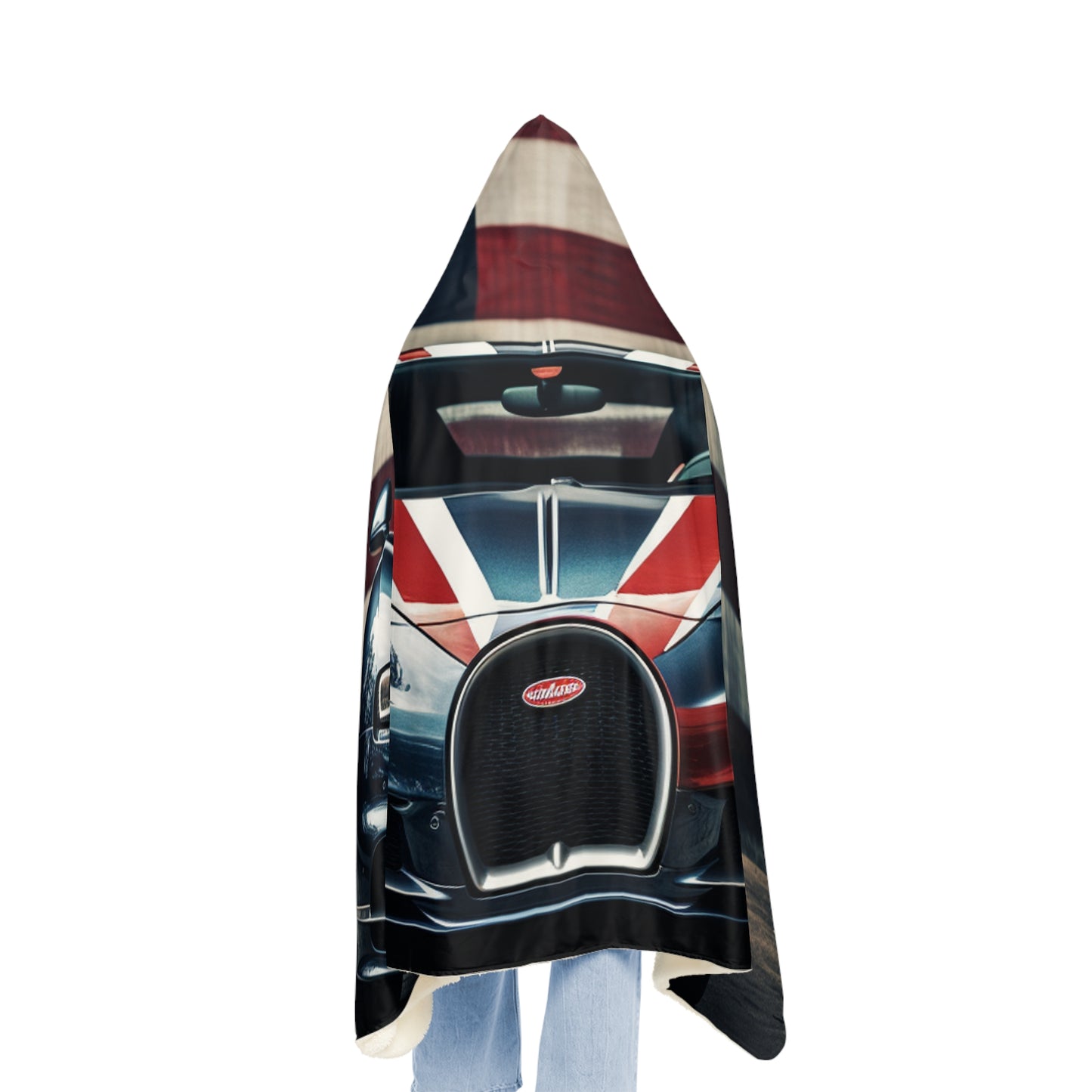 Snuggle Hooded Blanket Bugatti Flag 2