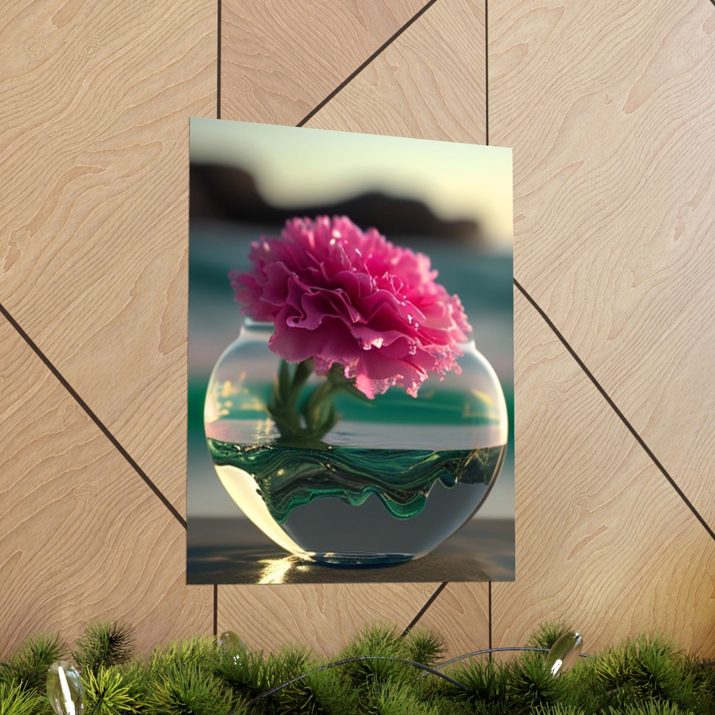 Premium Matte Vertical Posters Carnation 3