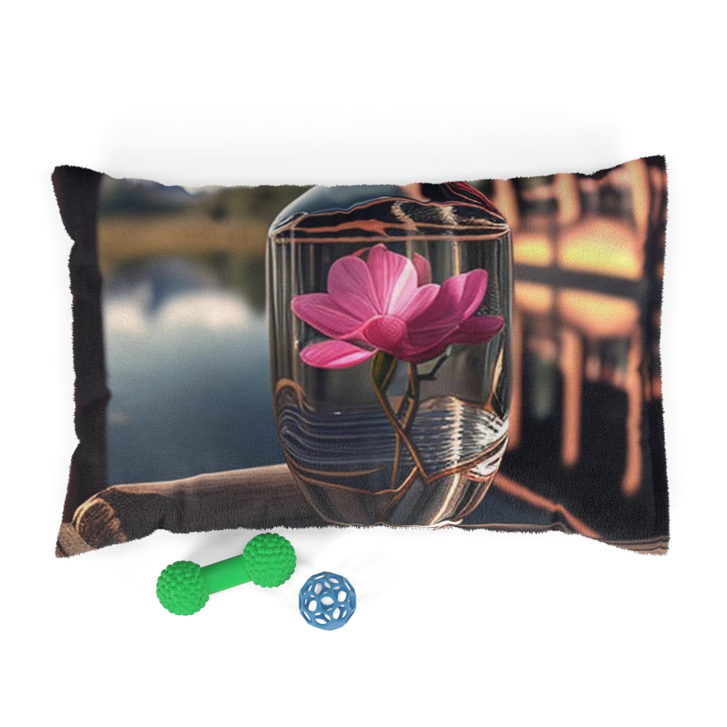 Pet Bed Magnolia in a Glass vase 3