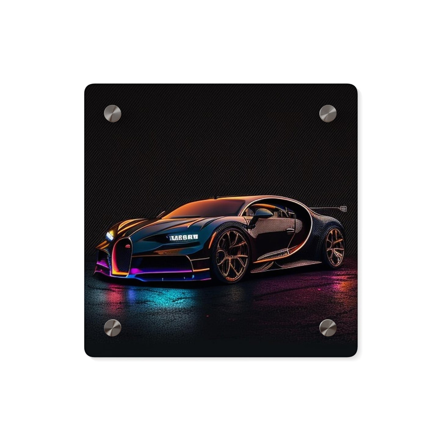 Acrylic Wall Art Panels Bugatti Chiron Super 4