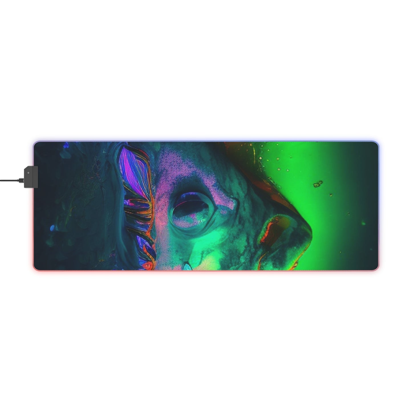 LED Gaming Mouse Pad Florescent Glow 1