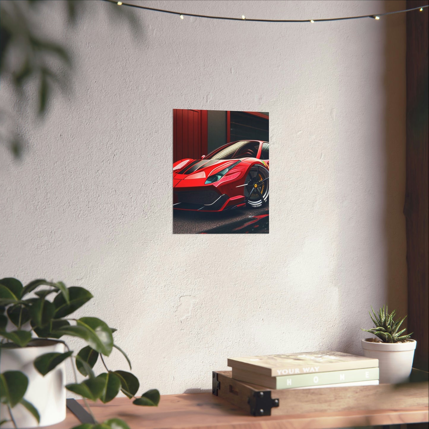 Premium Matte Vertical Posters Ferrari Hyper 1